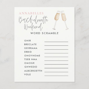 watercolor bachelorette cocktails partie