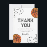 Watercolor Basketball Anniversaire Merci Cartes<br><div class="desc">Watercolor Anniversaire Merci Cartes. Prêt à être personnalisé par vous !</div>