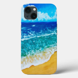 Watercolor Beach iPhone / coque ipad