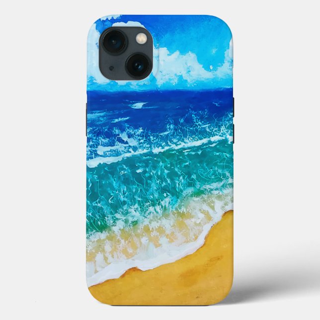 Watercolor Beach iPhone / coque ipad (Verso)