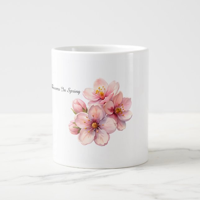 Watercolor Blossoms in Spring Specialist Mug (Devant)
