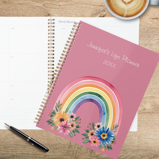Watercolor Boho Rainbow  (Créateur téléchargé)