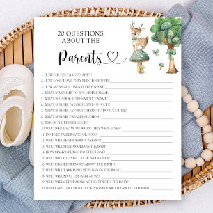 Watercolor Deer - jeux sur les parents