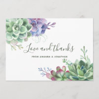 Watercolor Desert Cactus Succulents Mariages Merci