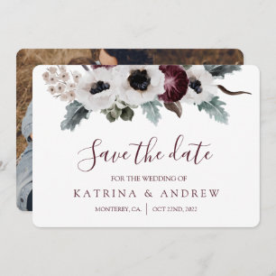 Watercolor Floral Wedding Enregistrer Les Cartes D