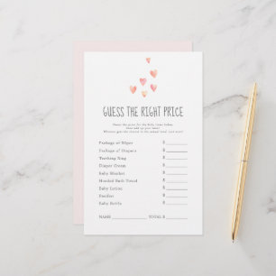 Watercolor Hearts Girl Guess au bon prix jeu