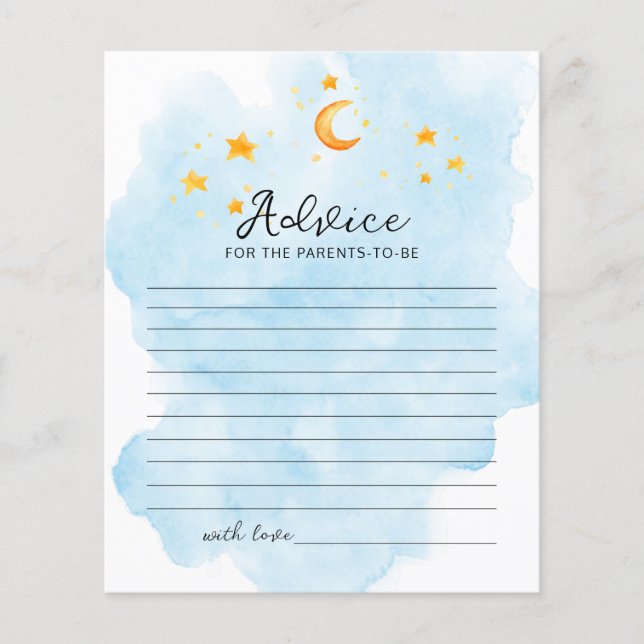 Watercolor Little Lion C'est un Garçon Avice Jeux (Devant)