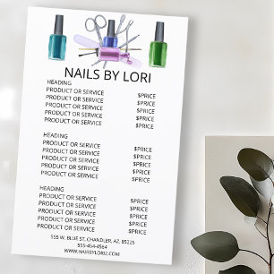 Watercolor Nail Technicien Services d'affaires Pri