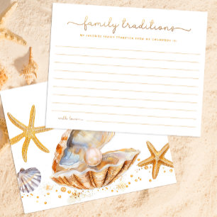 Watercolor Ocean Little Pearl Activité Baby shower