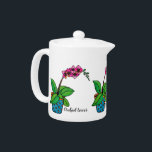 Watercolor Orchid Plant<br><div class="desc">Gorgeous watercolor orchid planifie with flowers in beautiful pot. Colorful,  vibrant design created for orchid and plants lovers. Can be a perfect venin for anyone who loves orchids,  flowers and plants. Customize it easily with different words,  background colour or just enjoy as it. :</div>
