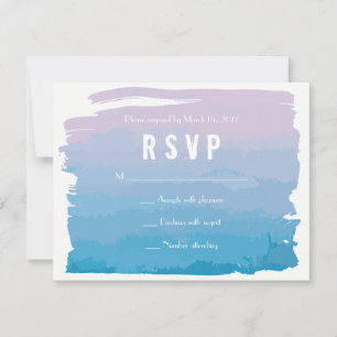 WATERCOLOR PASSION Bat mitzvah Invitation