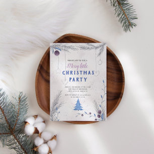 Watercolor Pastel Festive Fête Invitation