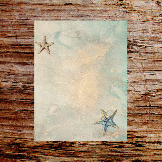 Watercolor Sea Breeze Beach Scrapbook