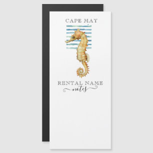 WATERCOLOR SEAHORSE, VILLE DE PLAGE, CAP PEUT NOTE