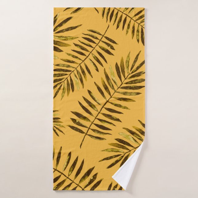 Watercolor seamless pattern with colorful abstract (Serviette de bain)