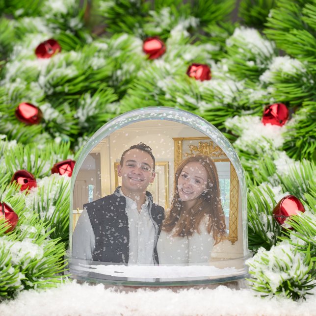 Watercolor Winter Trees Personalize Photo (Noël)