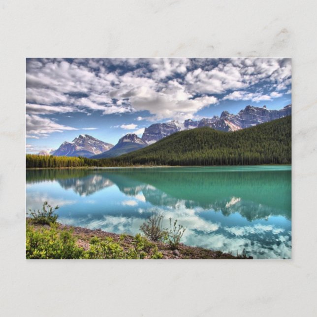 Waterfowl Lake Parc national Banff Carte postale (Devant)