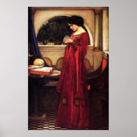 Waterhouse Le Crystal Ball Poster
