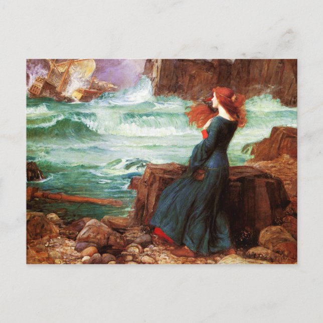 Waterhouse Miranda La Carte Postale Tempest (Devant)