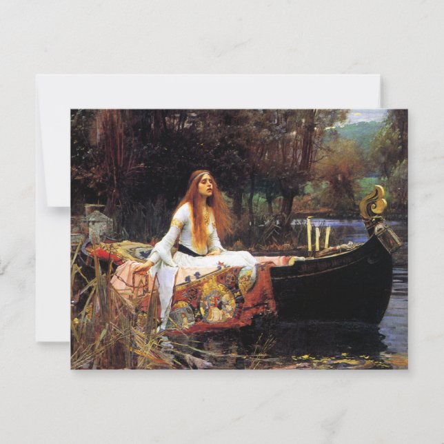Waterhouse The Lady of Shalott Invitations (Devant)