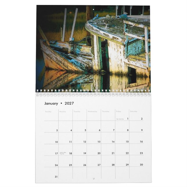 WATERLAND : Calendrier du chesapeake 2010 (Jan 2027)