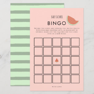 Watermelon Anniversaire Fête Jeu de Bingo