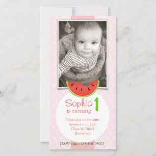 Watermelon Bite Invitation d'anniversaire Faire-pa