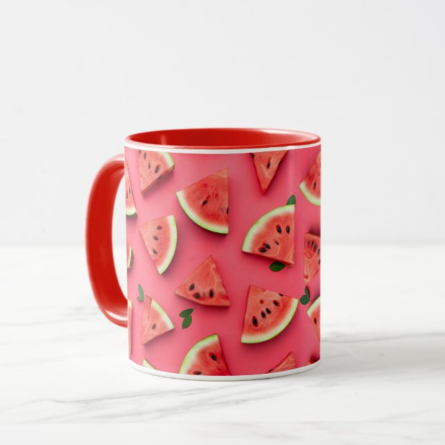 Watermelon Coffee Mug Vibrant Design (Devant gauche)