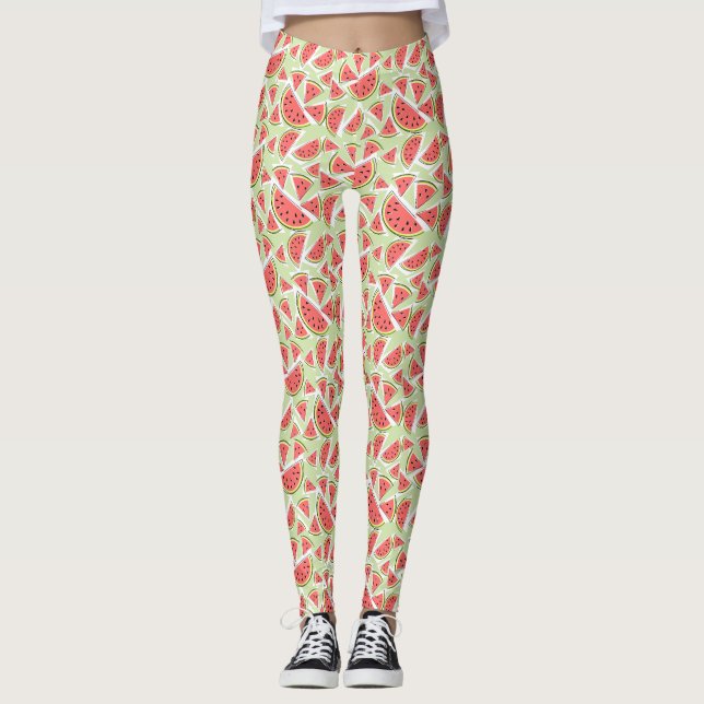 Watermelon Green Multi leggings (Devant)
