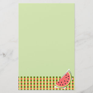 Watermelon Green Slice Check papeterie