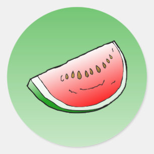 Watermelon - Sticker rond classique