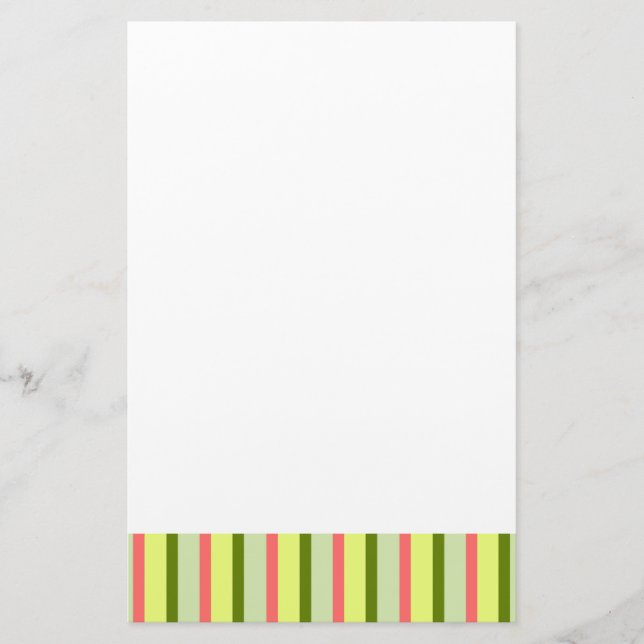 Watermelon Stripe Classic papeterie (Devant)