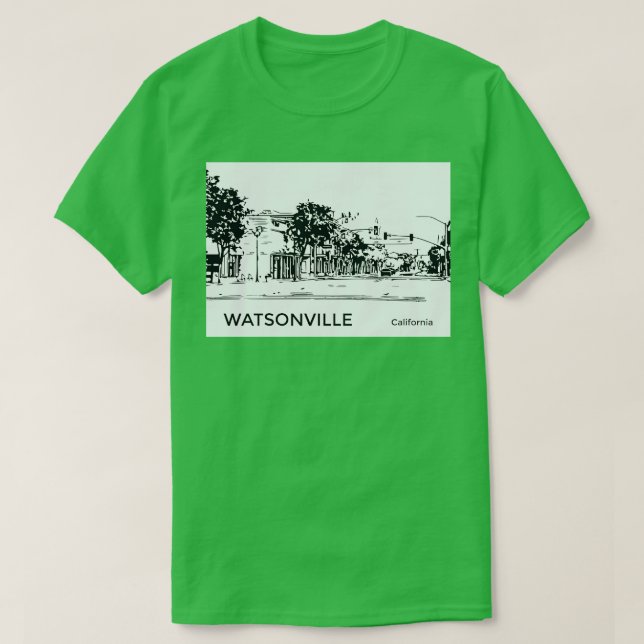 Watsonville California TShirt (Design devant)