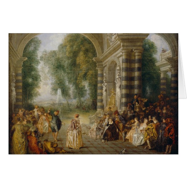 Watteau, art de Jean-Antoine (Devant horizontal)
