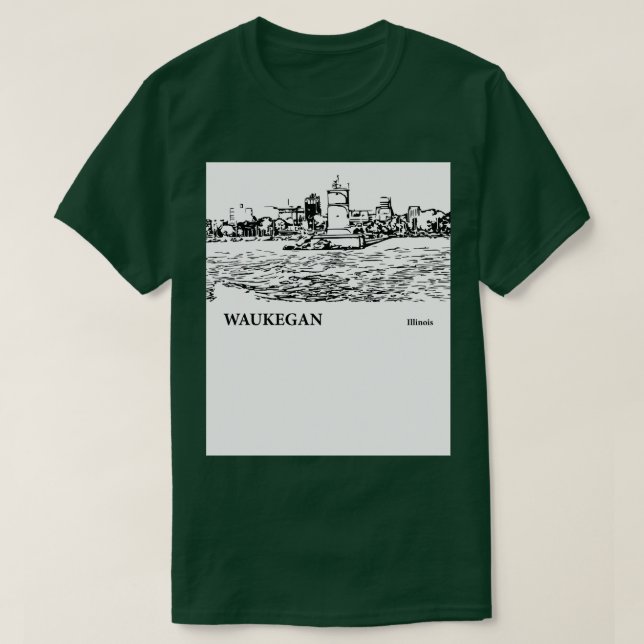 Waukegan Illinois TShirt 3 (Design devant)