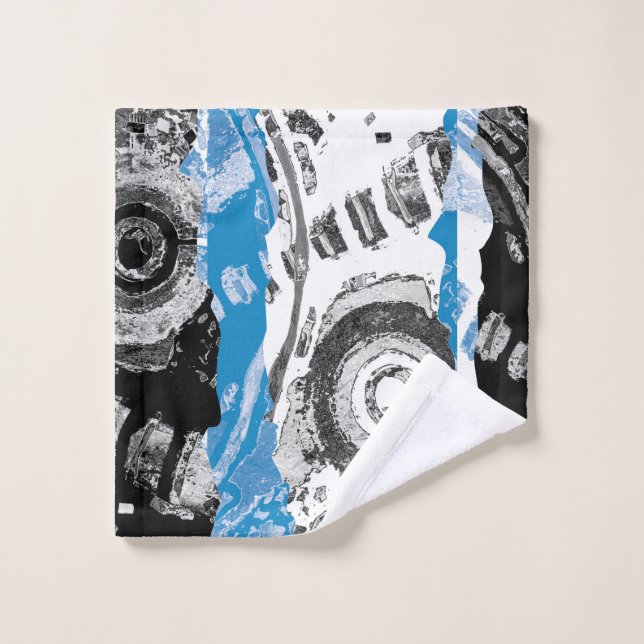 Wave Mechanism – Custom Towel 13" x 13" Wash Cloth (Gant de toilette)