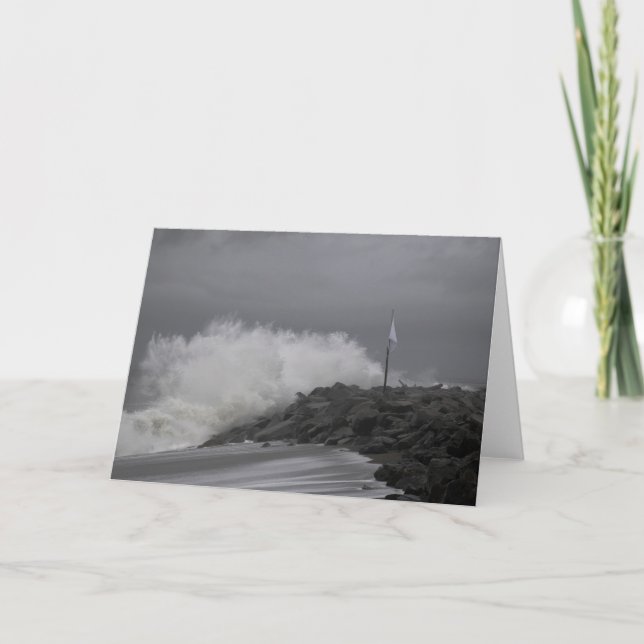 Waves King Tide à West Port, WA (Devant)