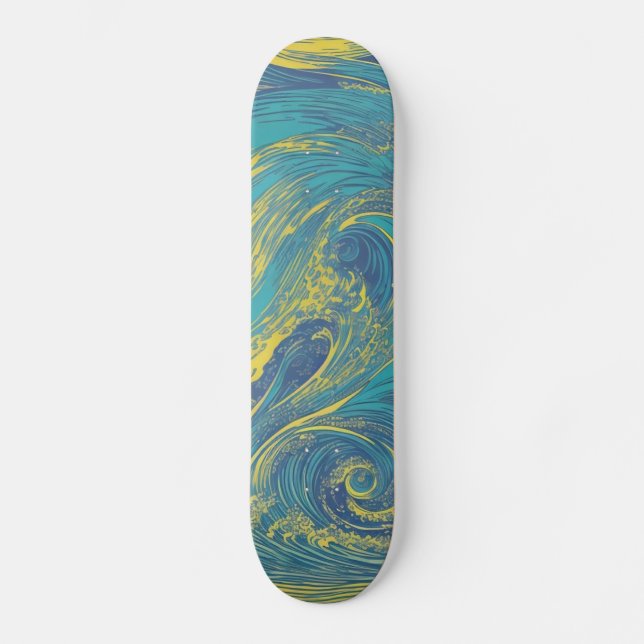 Waves Skateboard (Recto)