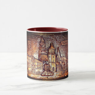 WAWEL CASTLE KRAKOW POLOGNE CUIVRE MUG