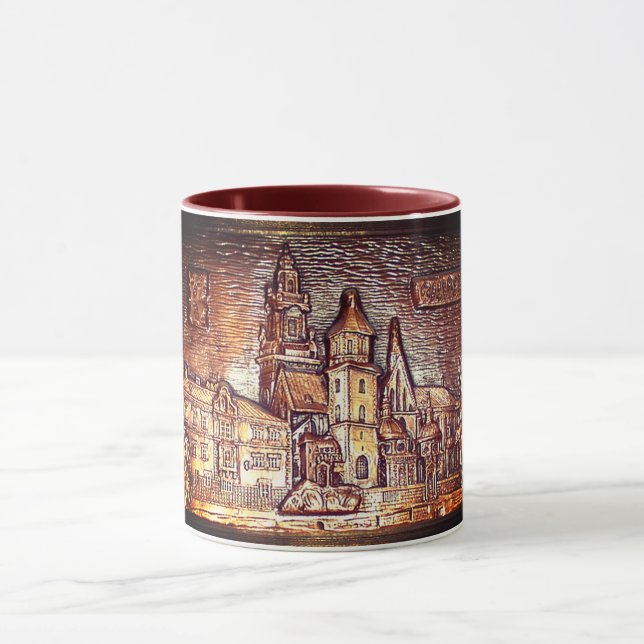 WAWEL CASTLE KRAKOW POLOGNE CUIVRE MUG (Centre)