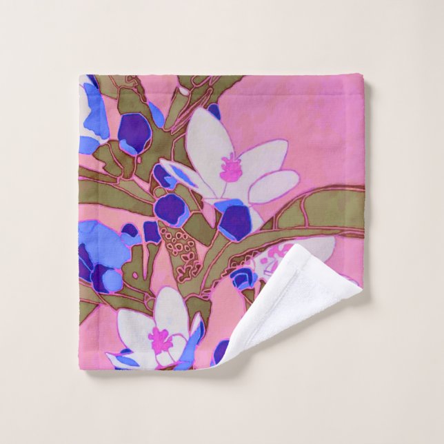 Wax Flower Bath Towel – Australian Native Floral B (Gant de toilette)