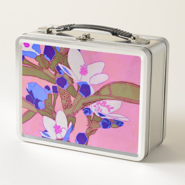 Wax Flower Lunch Box – Australian Native Floral (Devant)