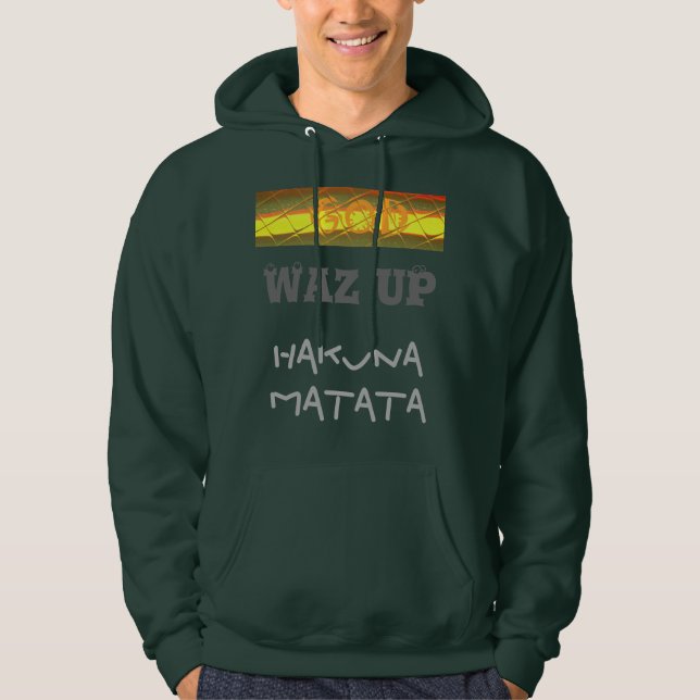 WAZ UP Dieu Hakuna Matata don Vêtements Sweat - sh (Devant)