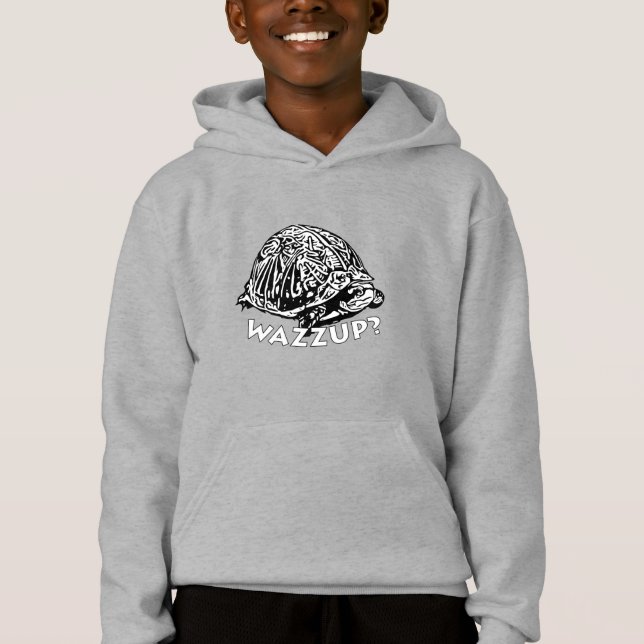 Wazzup - Sweat - shirt à capuche de basculement po (Devant)