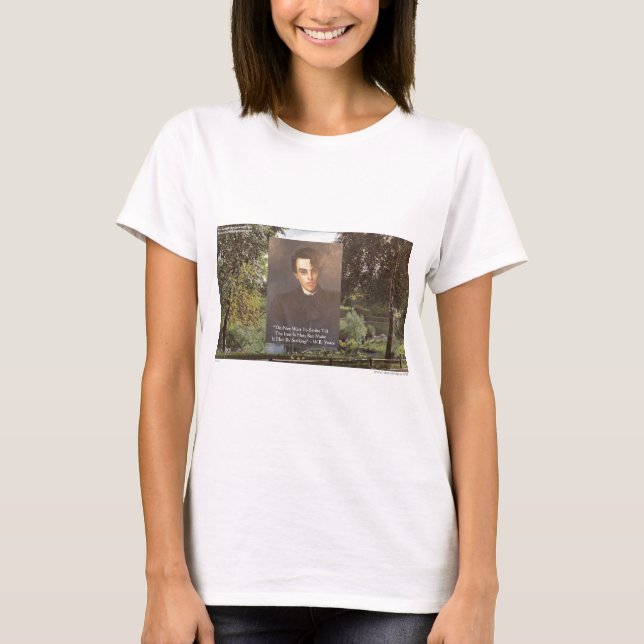 WB Yeats "Frapper le fer chaud" T-shirts Cadeaux e (Devant)