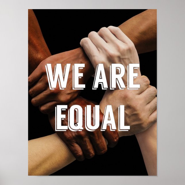 We Are Equal Poster (Devant)