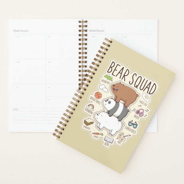 We Bare Bears - Bear Squad Journal Graphic (Devant avec enveloppe)
