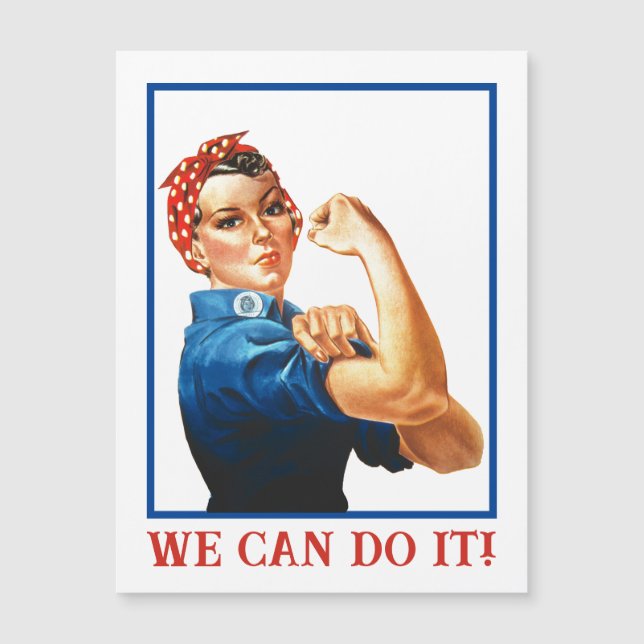 We Can Do It Rosie the Riveter Women Power WWII  (Devant)