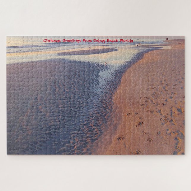 We Love Delray Beach Florida Jigsaw Puzzle (Horizontal)