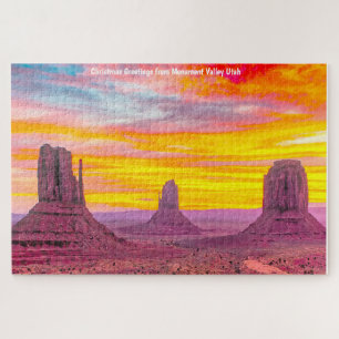 We Love Monument Valley Utah Jigsaw Puzzle